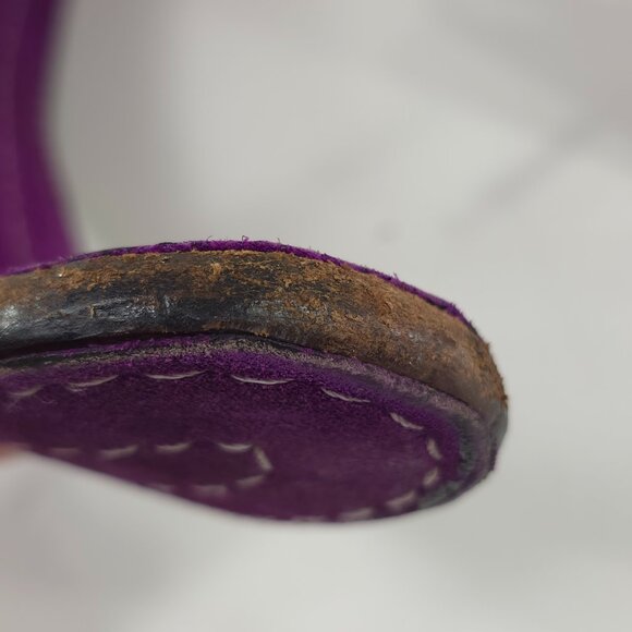 SAFE U.S.A. 10mm Single-Pronged PURPLE Powerlifting Belt SIZE XL ??? LENGTH 51in main image 15